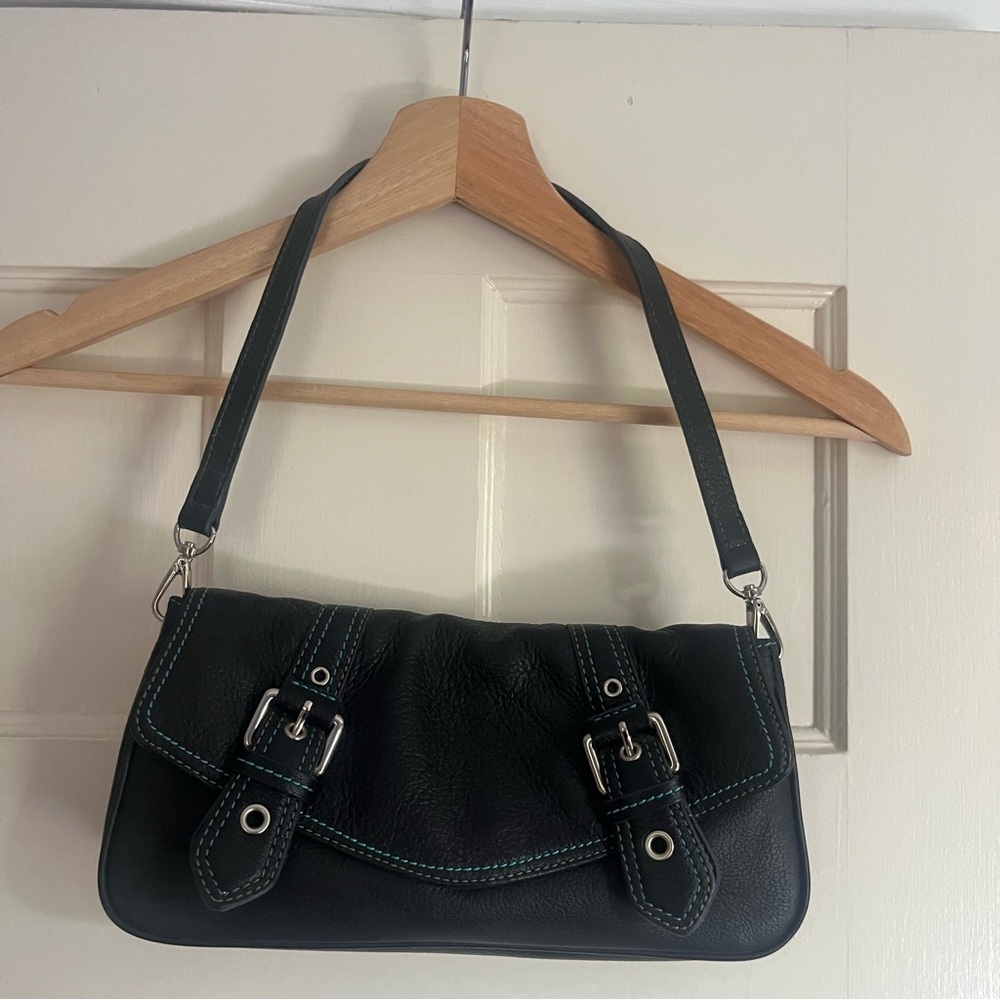 Wilsons Leather Black Shoulder Bag